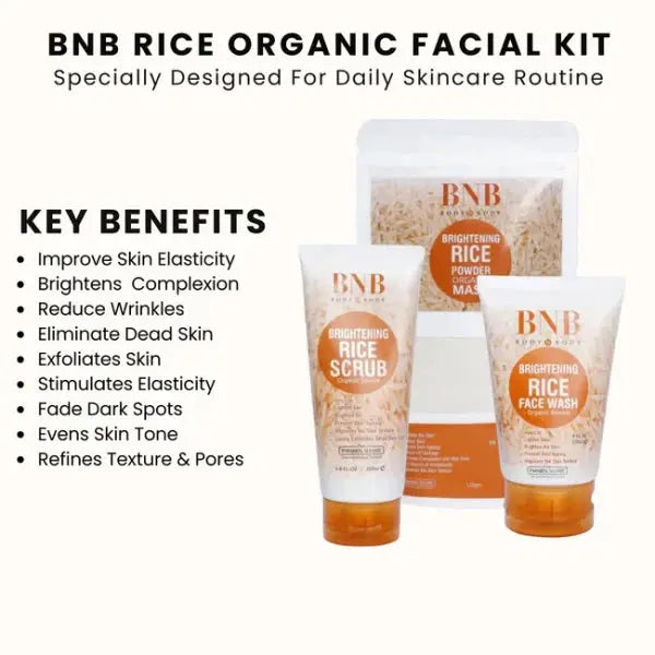 Bnb Whitening Rice Facial Skin Care EmartValue