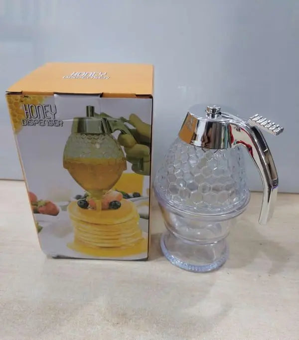 Honey Juice Syrup Dispenser Pot Jar For Kitchen EmartValue