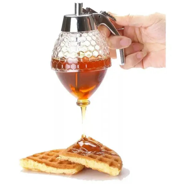 Honey Juice Syrup Dispenser Pot Jar For Kitchen EmartValue