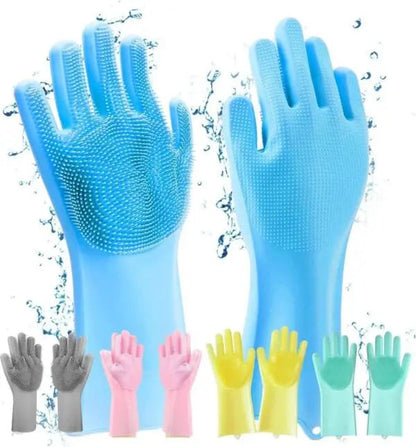 Silicone Washing Full Finger Gloves EmartValue