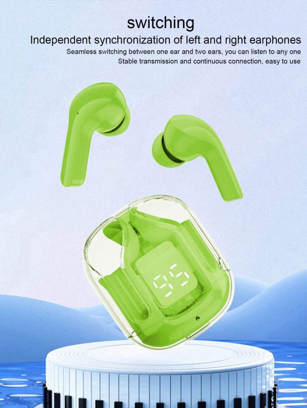 Air31 Earbuds Wireless Crystal Transparent Body Emart Value