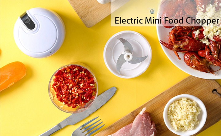 Mini Usb Rechargeable Kitchen Electric Food Processor Chopper EmartValue