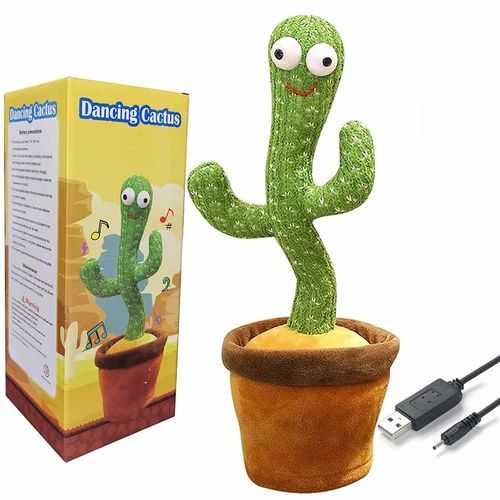 Dancing Cactus Talking Toy Tree Cactus Plush Toy For Children EmartValue