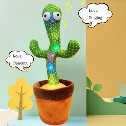 Dancing Cactus Talking Toy Tree Cactus Plush Toy For Children EmartValue