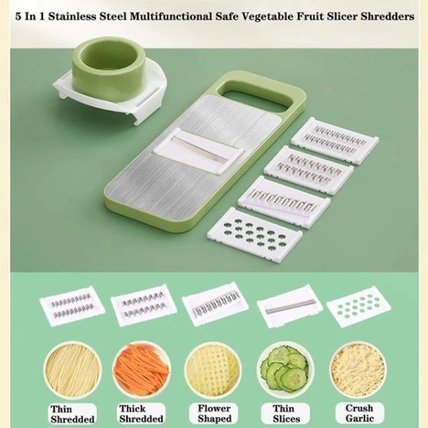 Multi Functional Safe Manual Vegetable Slicer Cutter