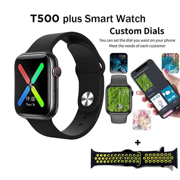 T500 Plus Smart Watch Support Bluetooth 3.0 \ 4.0\ Call Emart Value